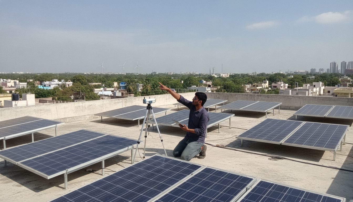 Calculating Optimal Solar Tilt Angle and Azimuth for Maximum Generation in India (2026)