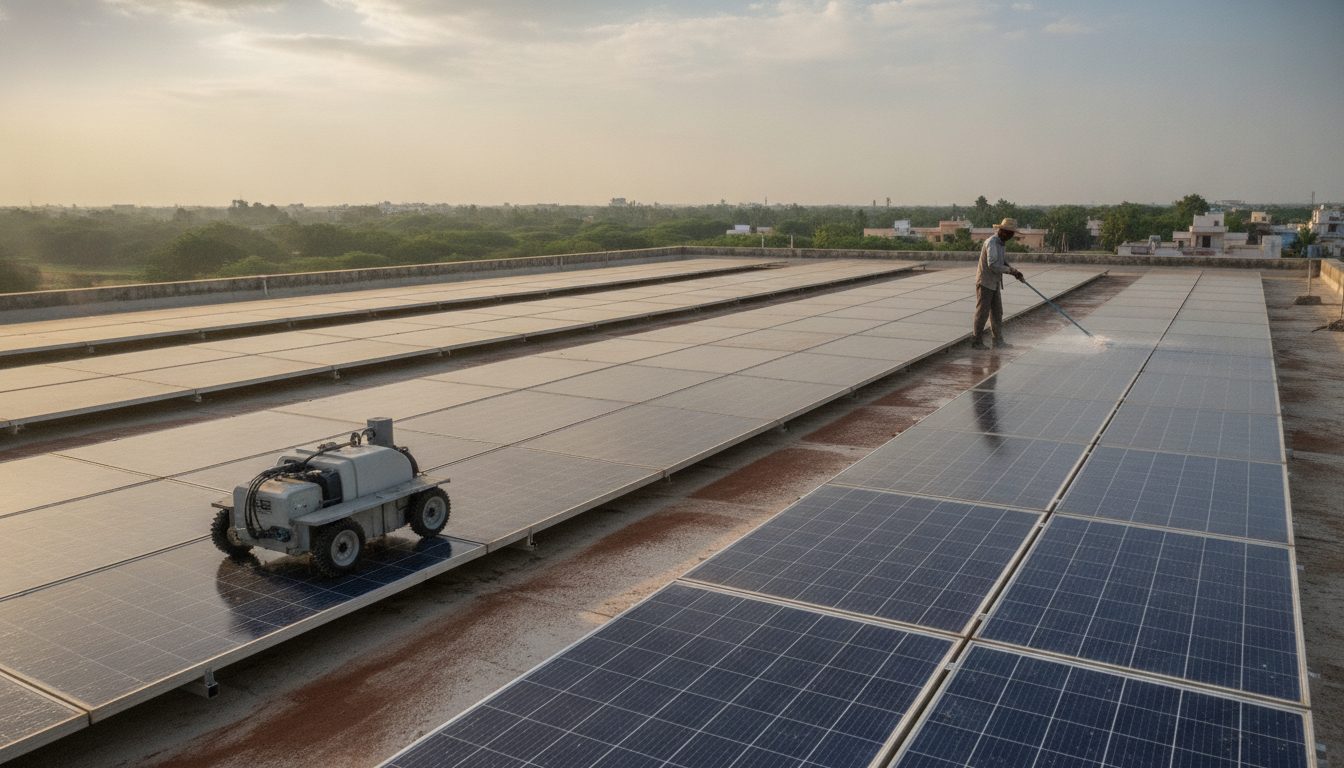 Comprehensive Guide to Solar Panel Cleaning Frequency, Soiling Loss Prevention, and Robotic Maintenance Systems (2026)