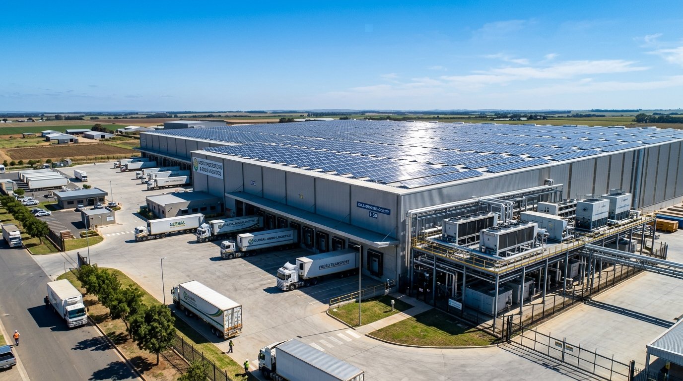 Cold Storage & Agro-Processing Solar Power Plant: Ammonia Compressor Load, BESS & 2026 ROI