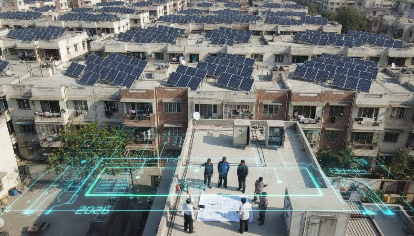 How Housing Societies and Apartments Can Calculate Sanctioned Load for Group Net Metering (2026)