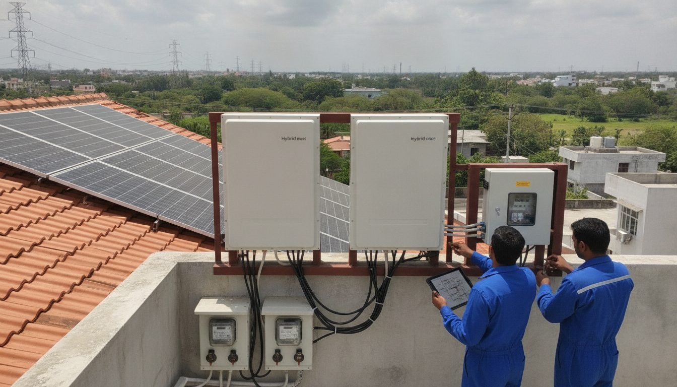 Configuring Hybrid Solar Inverters with Zero-Export Devices for DISCOM Compliance in India (2026)