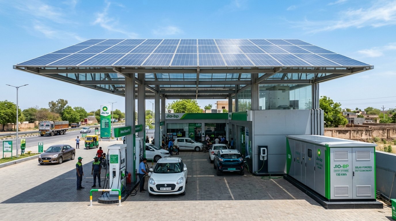 Solar Power & BESS Battery Storage for Petrol Pumps in India: Diesel Generator Replacement & 2026 ROI