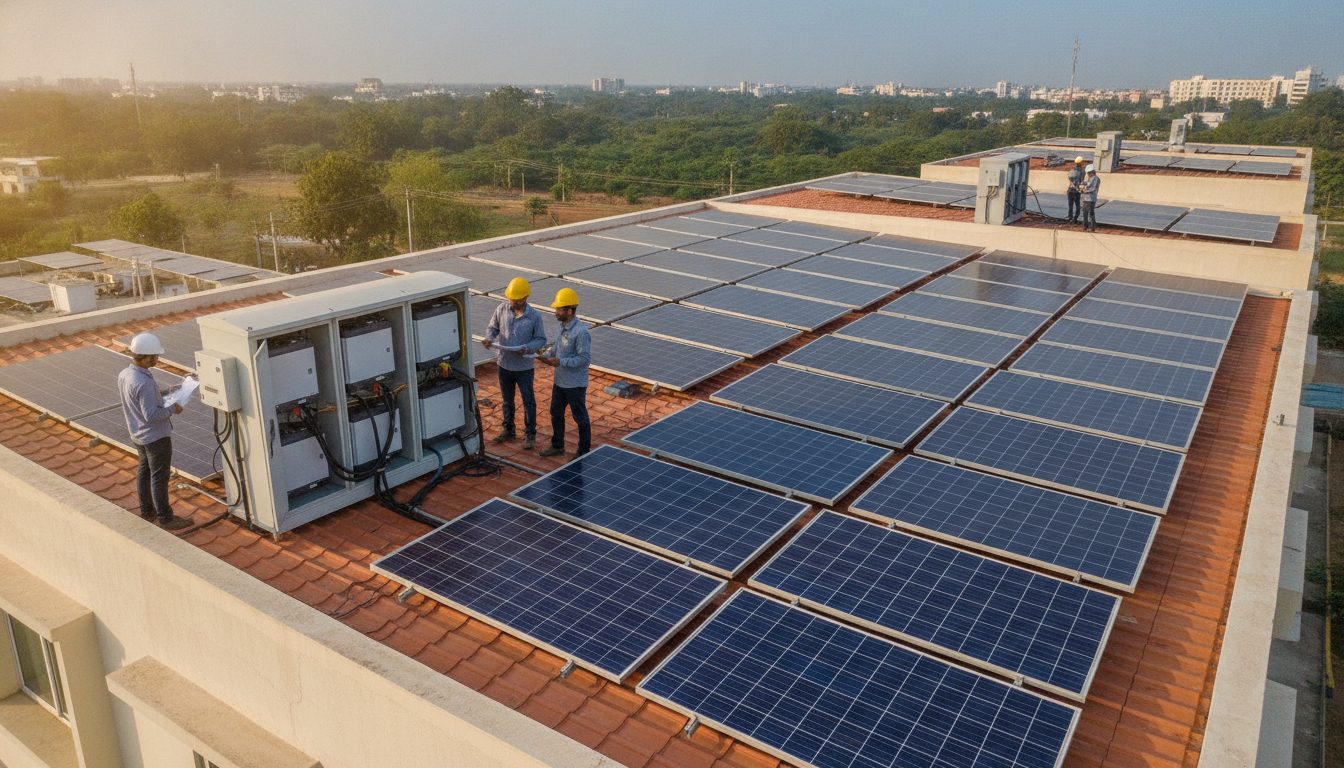 How to Size Battery Energy Storage Systems (BESS) for Hybrid Rooftop Solar in India (2026)