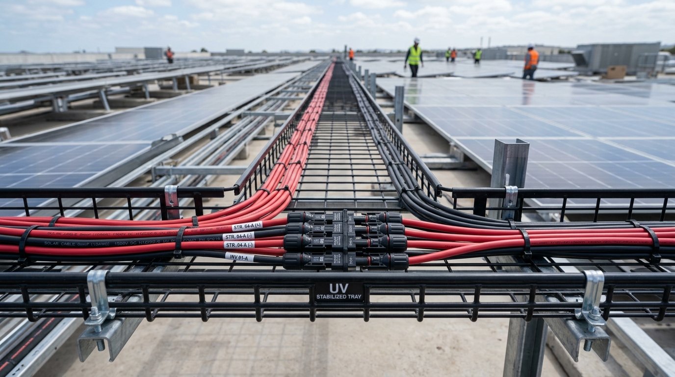 Solar DC Cable Sizing & Voltage Drop Calculation: 4 sq mm vs 6 sq mm vs 10 sq mm (2026 Guide)