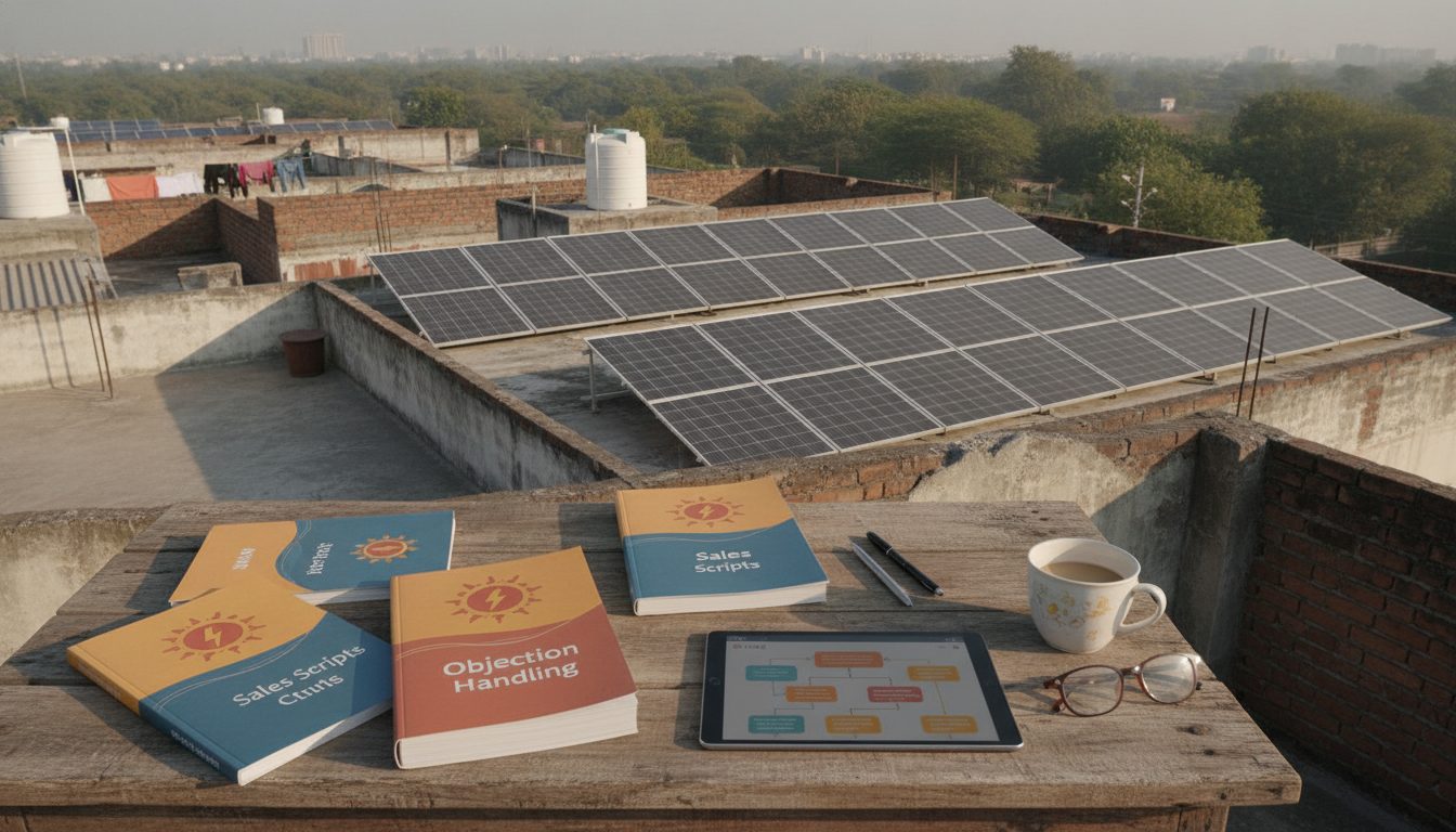 High-Converting Sales Scripts and Objection Handling Playbooks for Solar Dealers in India (2026)
