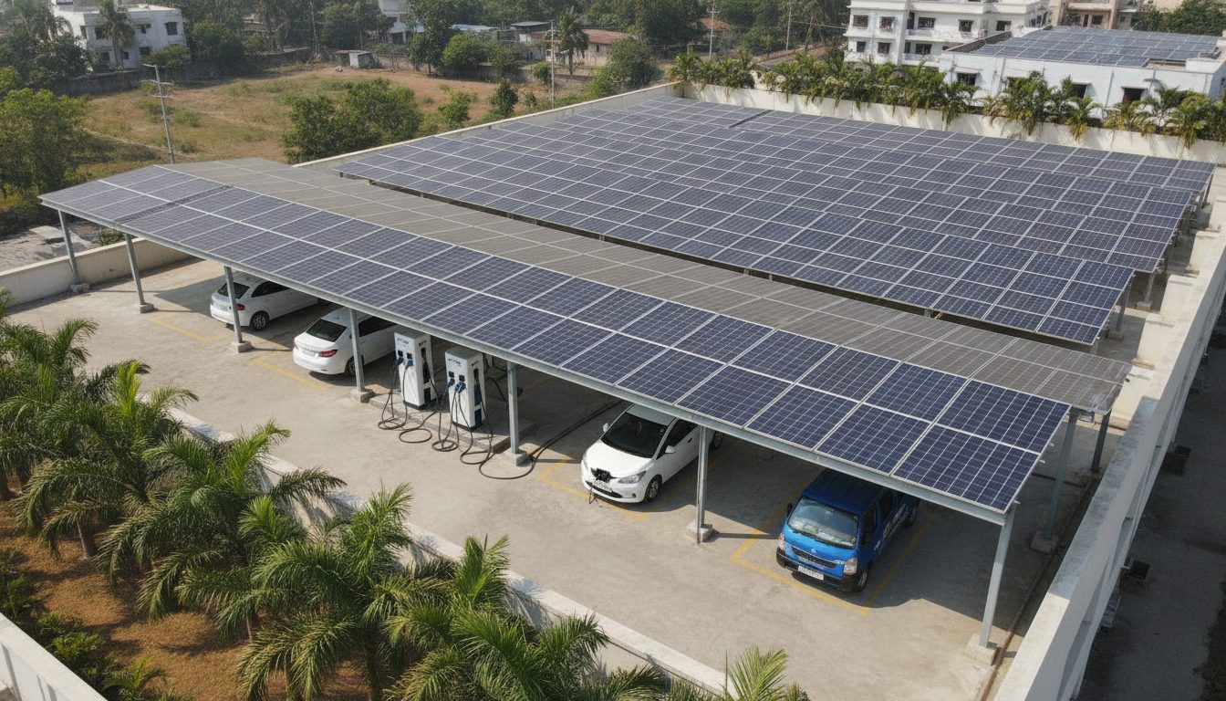 Integrating Solar Power with Commercial EV Charging Stations: ROI and Infrastructure Guide (2026)