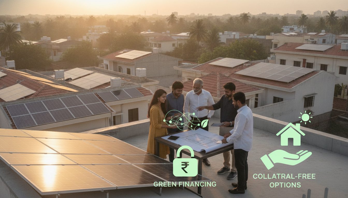 Navigating Solar Loans, Green Financing, and Collateral-Free Options for Indian Homes and Businesses (2026)