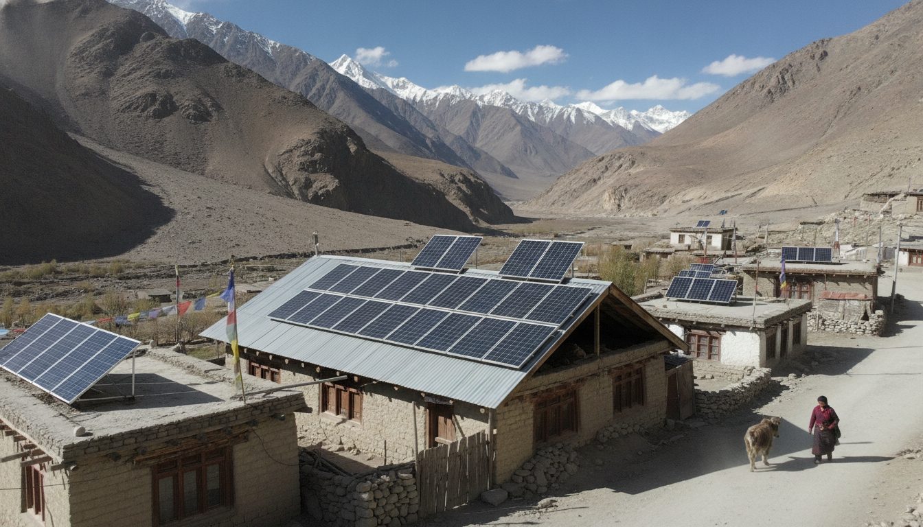 Solar Power in Ladakh — Subsidy, Cost & High-Altitude Installation Guide