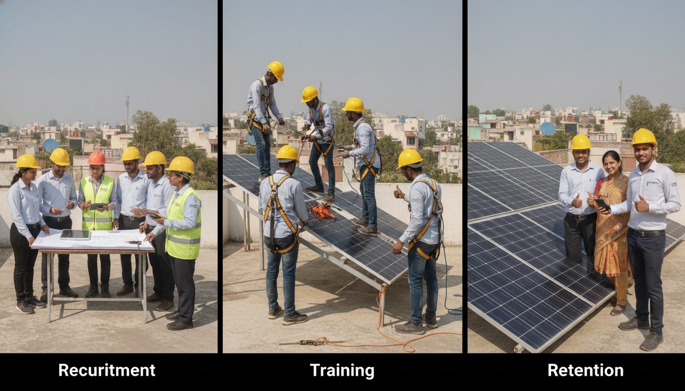How Solar Installation Companies Can Recruit, Train, and Retain Certified Surya Mitra Technicians (2026)