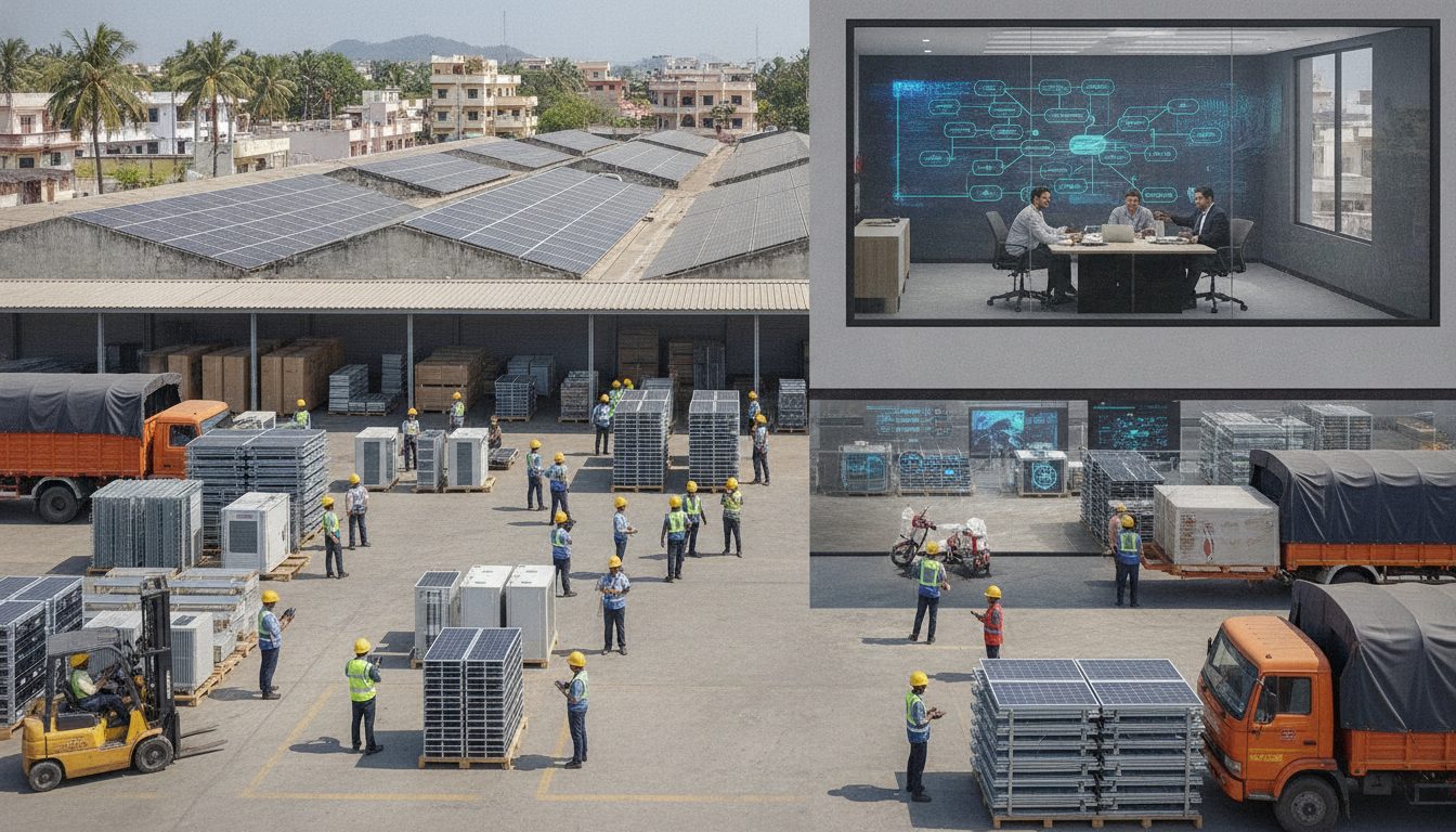 Optimizing Warehouse Inventory and Supply Chain ERP for Scaling Solar EPC Companies in India (2026)