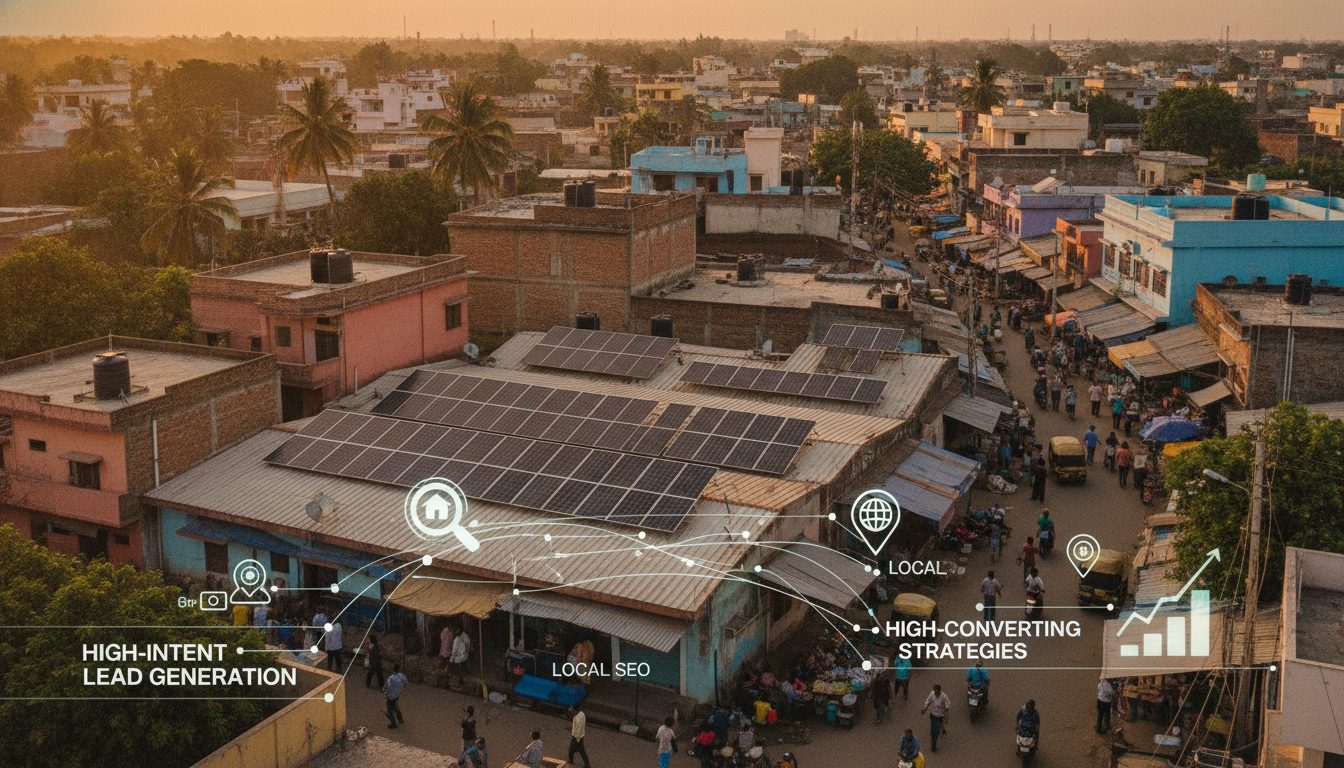 High-Converting Digital Marketing and Local SEO Strategies to Generate High-Intent Residential Solar Leads in India (2026)