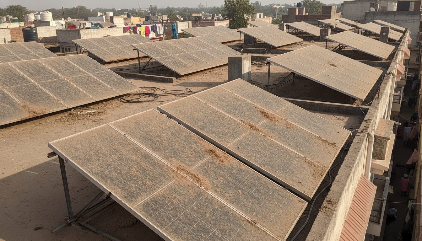 How Dust Accumulation and Soiling Losses Impact Solar Generation Across Indian Climatic Zones (2026)
