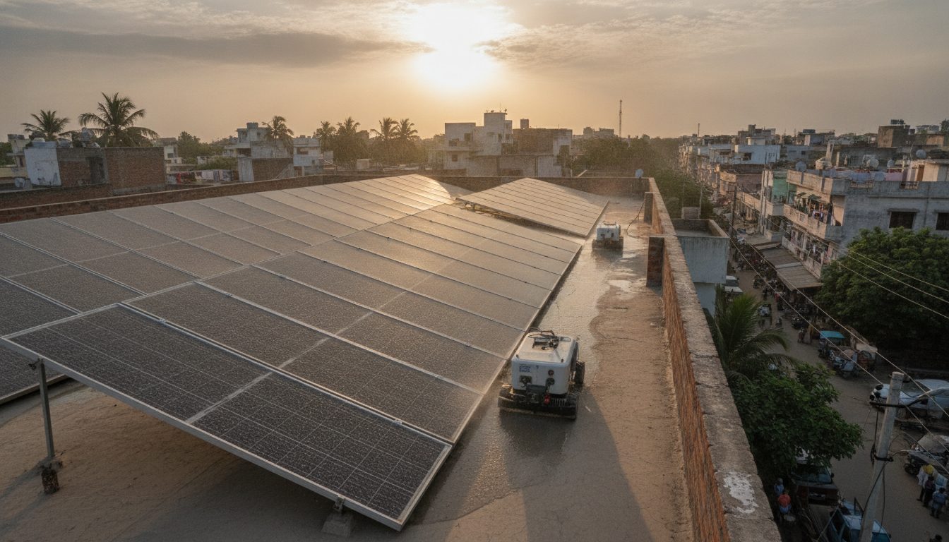 Are Automated Solar Cleaning Robots Worth It for Commercial Rooftops?