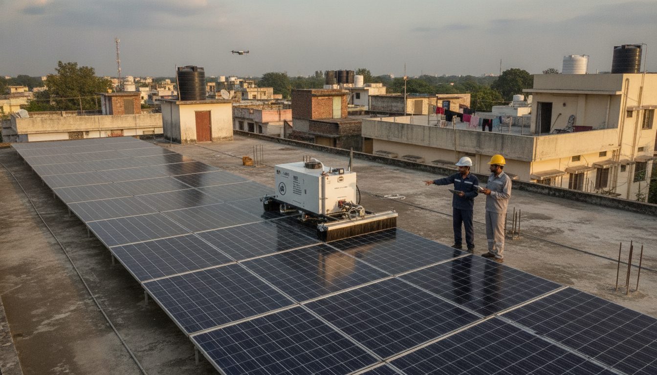 Evaluating Automated Solar Panel Cleaning Robotics for Commercial Plant ROI (2026)