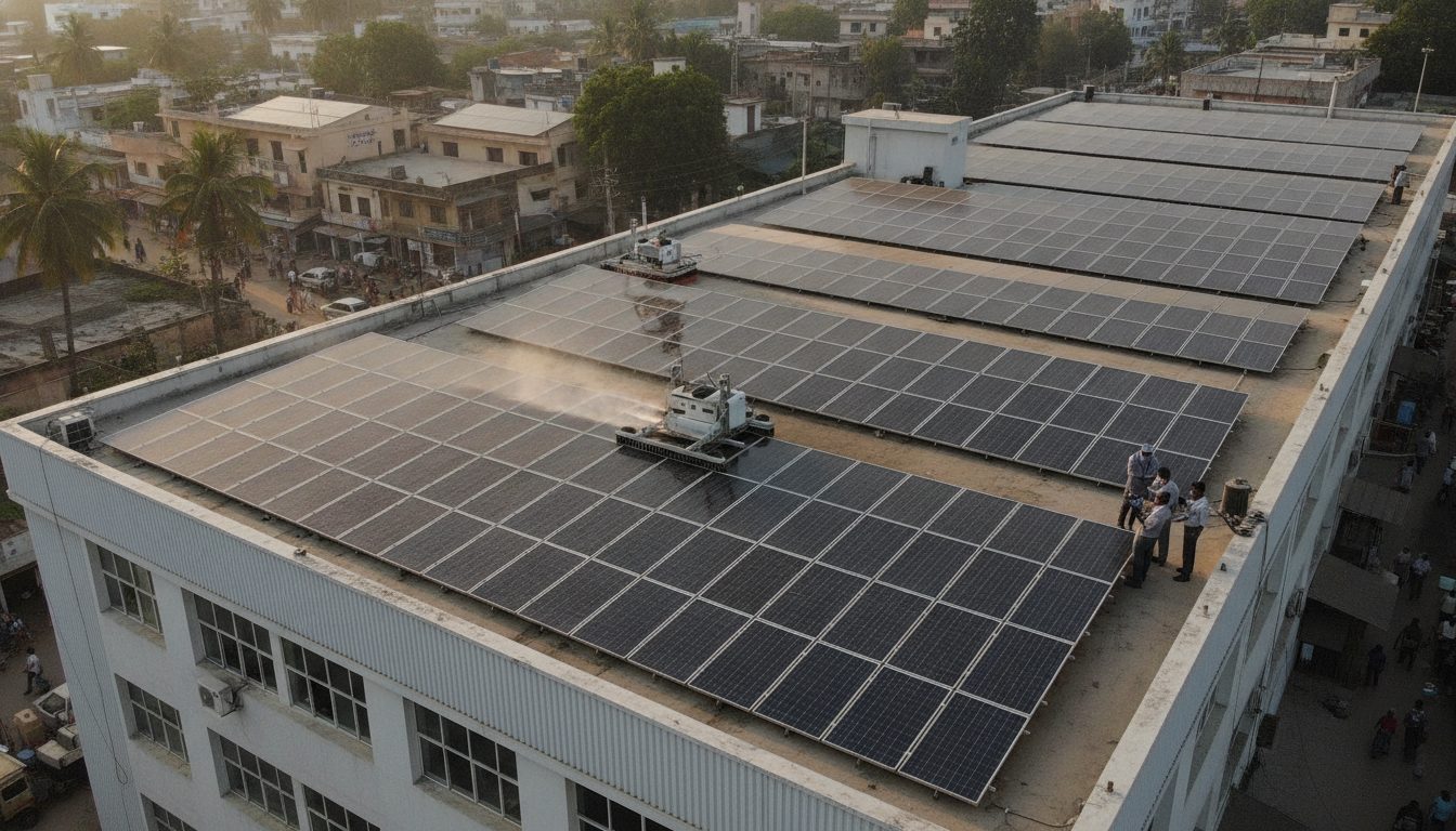 Automated Solar Panel Cleaning and O&M Contract Profitability for Commercial Solar Owners (2026)