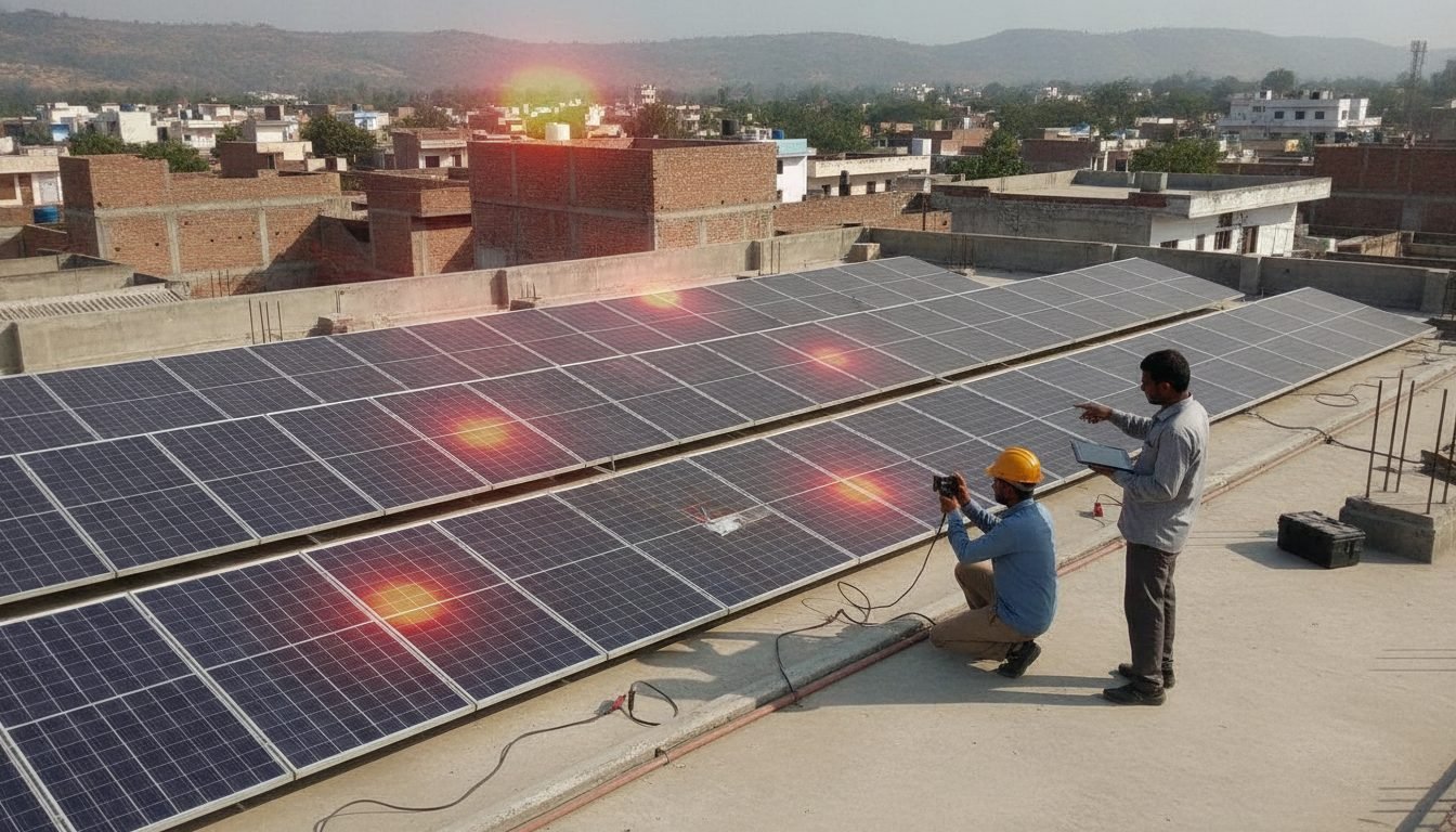 Why Solar Panels Produce Less Power in 45°C Summer Heat: The Temperature Coefficient Trap Explained