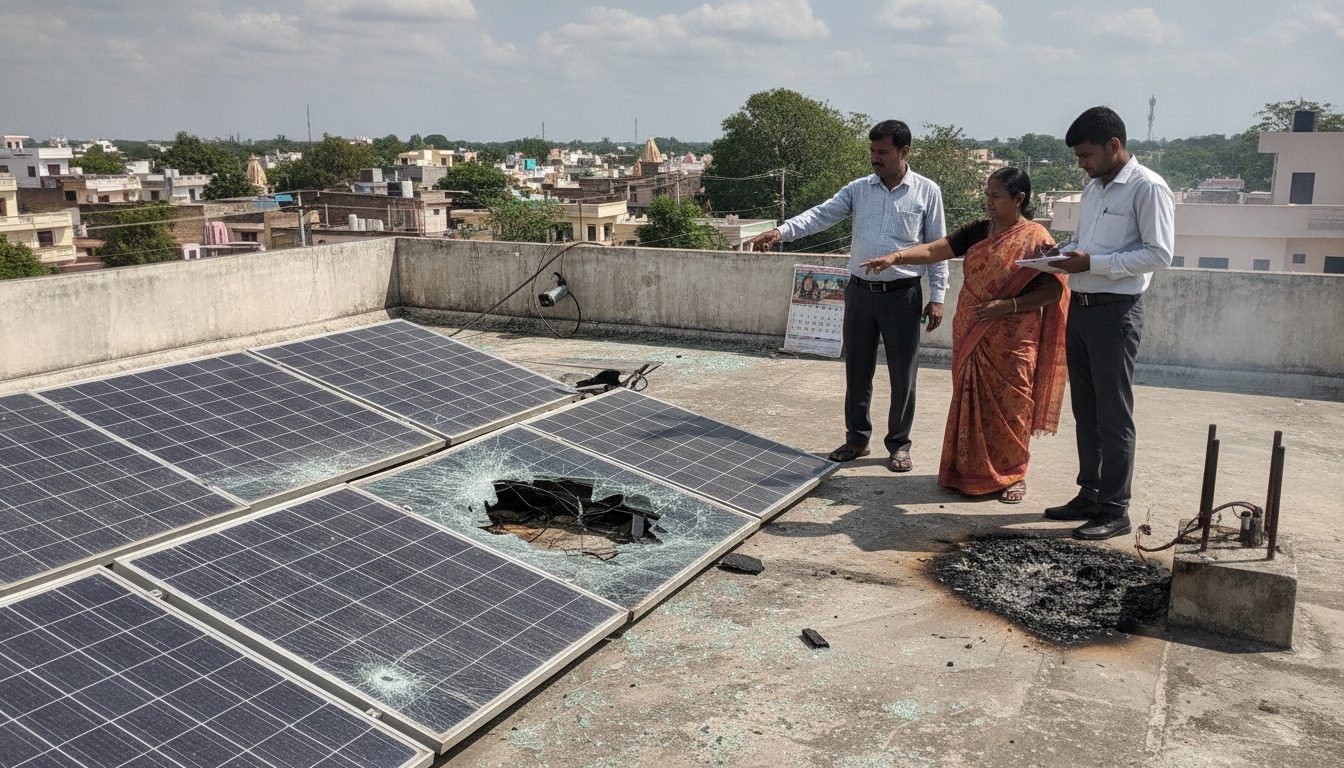 How to Claim Solar Insurance for Hailstorm, Fire, and Theft Damage in India (2026)