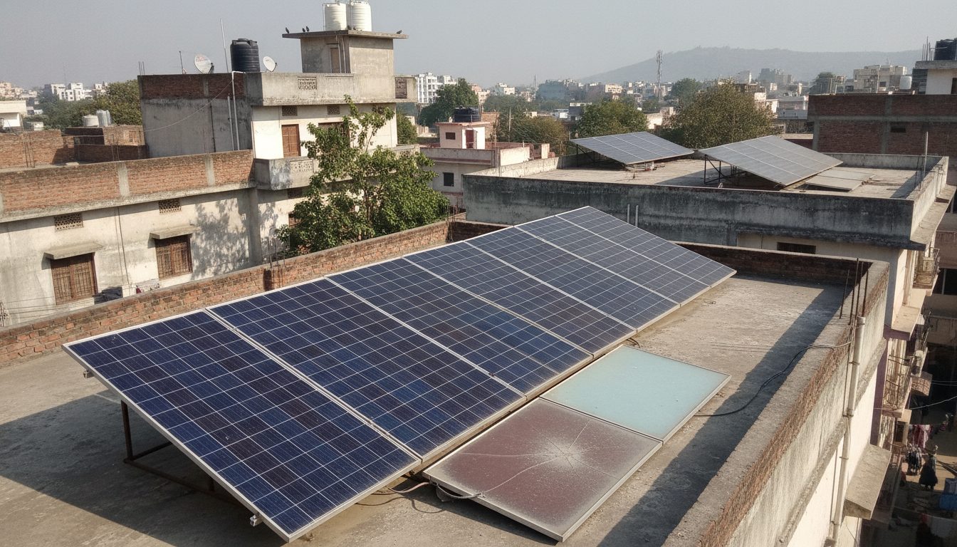 How Partial Shading and String Mismatch Impact Solar Rooftop Generation in Urban Indian Homes (2026)