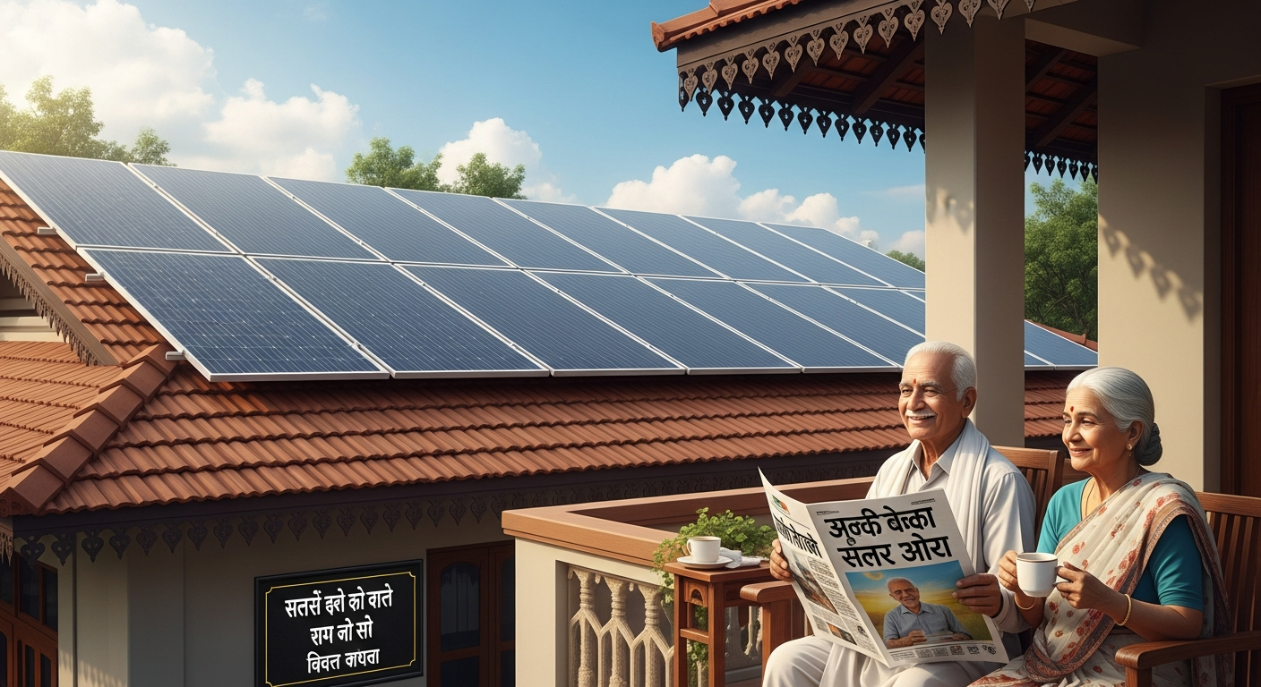 बुजुर्गों के लिए सोलर पॉवर: बिजली के लिए मुफ्त और स्वचालित आय