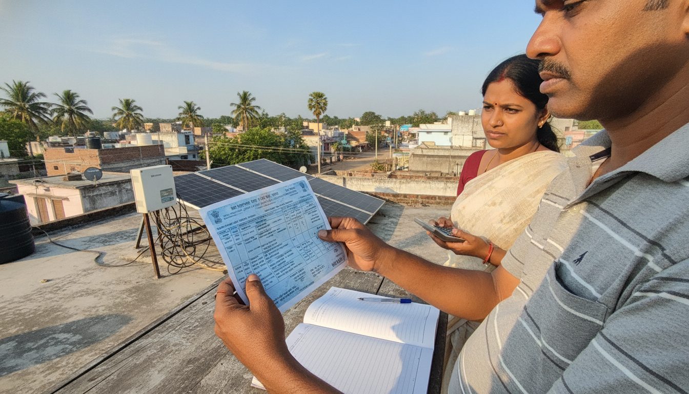 How to Read Your Indian Electricity Bill to Calculate the Perfect Rooftop Solar Size (2026)